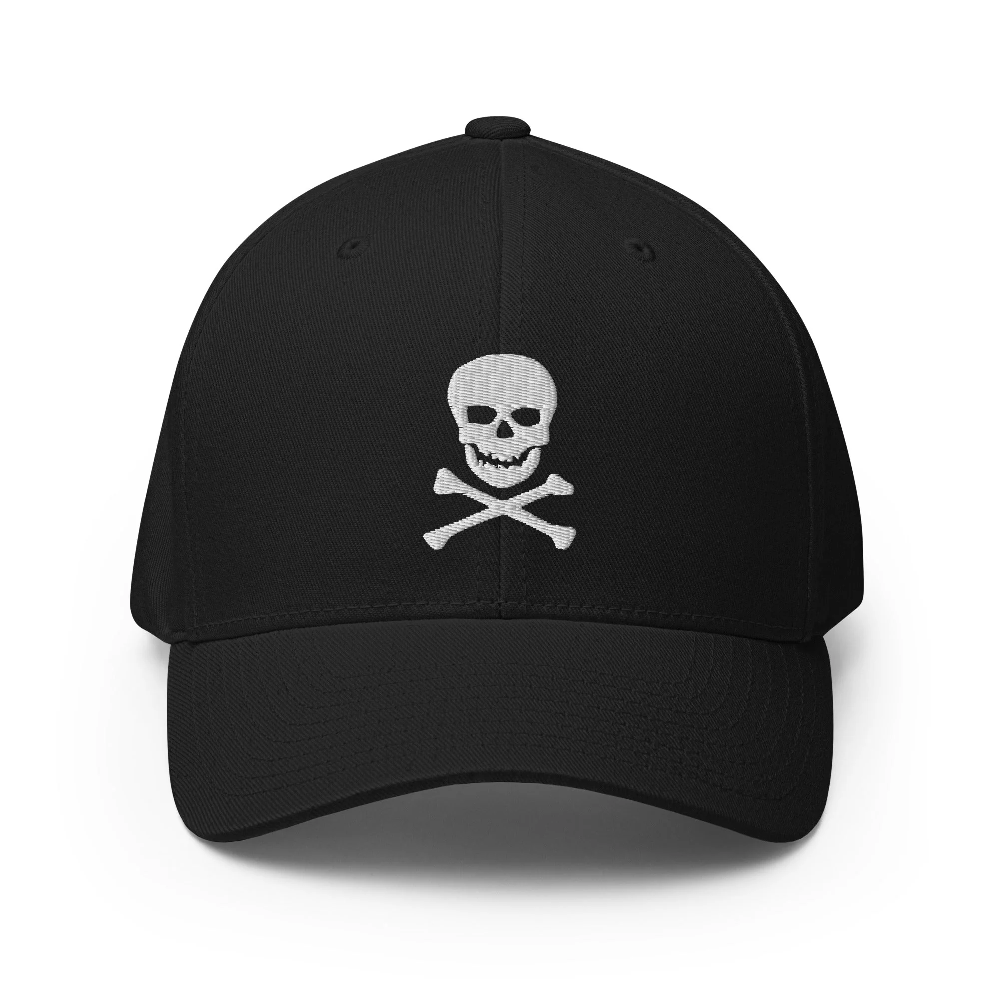 Skull and Crossbones Hat - Black